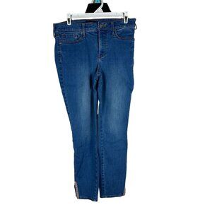 NYDJ Ami Skinny Jeans Women's Size 6 Medium Wash Lift Tuck Technology